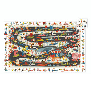Car Rally Observation Puzzle - Djeco - 200 pc