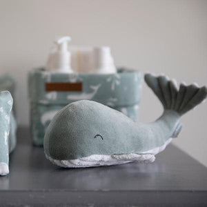 Large Soft Toy Whale - Ocean Mint - Little Dutch