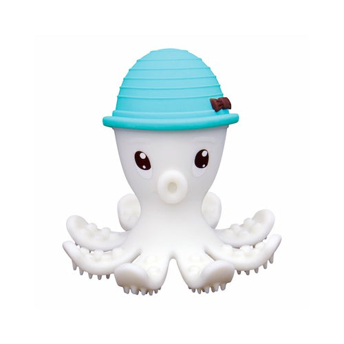 Octopus Doo Teether Toy - Mombella - Powder Blue