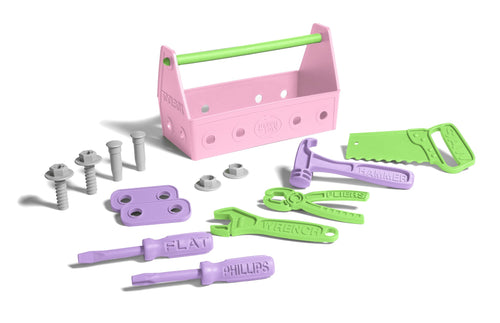 Special -Tool Set - Pink & Green - Green Toys (100% Recycled Plastic)