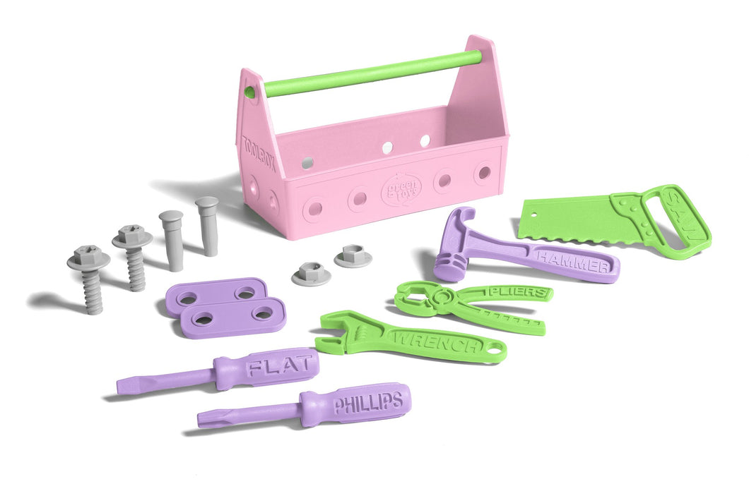 Special -Tool Set - Pink & Green - Green Toys (100% Recycled Plastic)